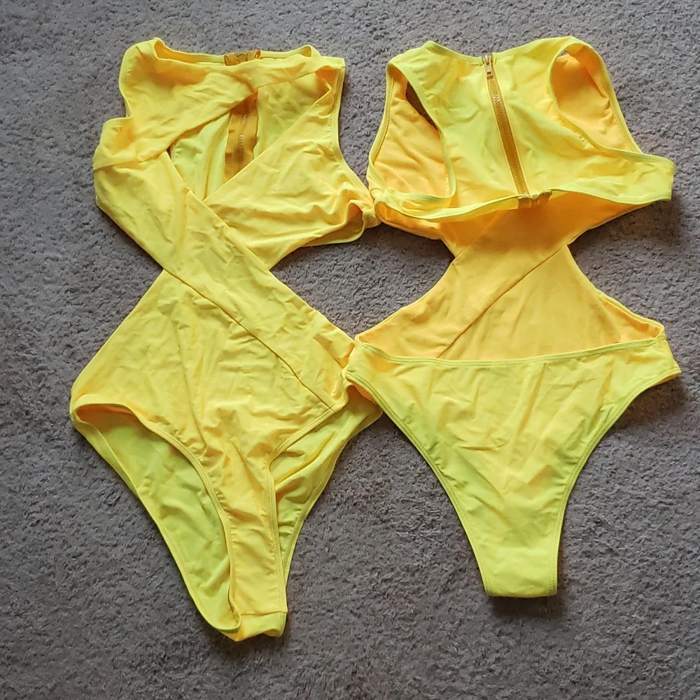 She-In monokini, two: size large and size medium - Picture 2 of 10